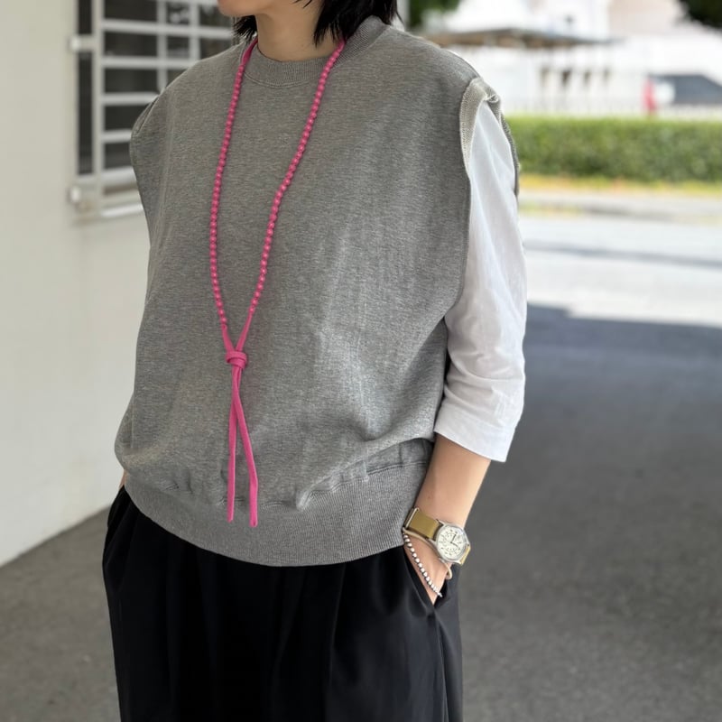 コンパクト裏毛ベスト 252-6556 / homspun ホームスパン | e-shop/E