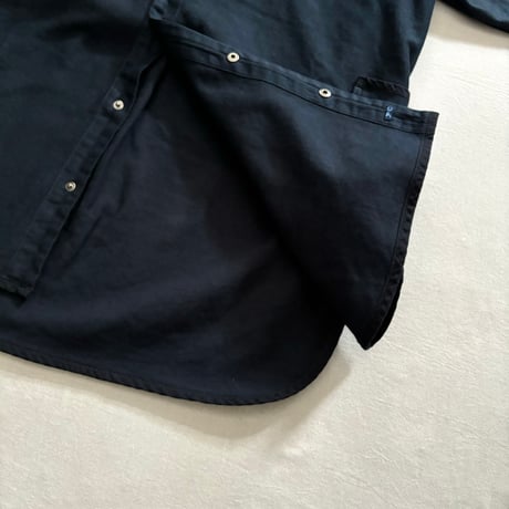 MOLESKIN NO COLLAR SHIRT JACKET (DARK NAVY) PC-019-2936 / Porter Classic ポータークラシック