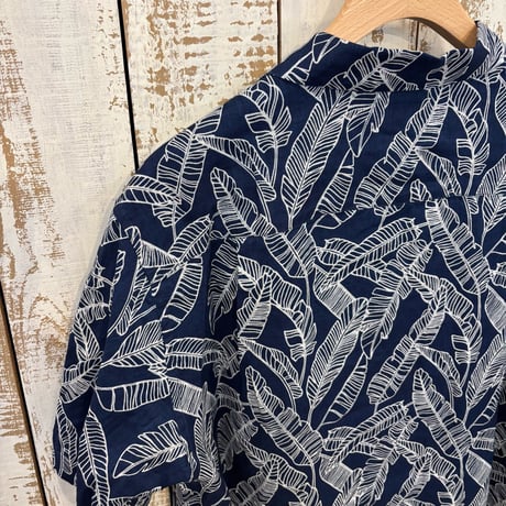 インディゴリネン バショウバッセン ショートスリーブシャツ 1010856 / BLUE BLUE JAPAN ブルーブルージャパン