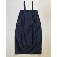 8.5OZライトデニム ロングサロペットスカート 662621 / HAVERSACK ハバーサック