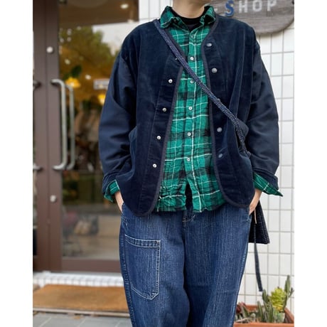 CORDUROY MOLESKIN HYBRID CARDIGAN PC-018-1977 / Porter Classic