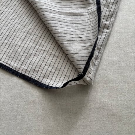 REGULAR COLLAR SHIRTS DRESS WITH RAJASTHAN GATHER INMDS26064 / maison de soil メゾンドソイル