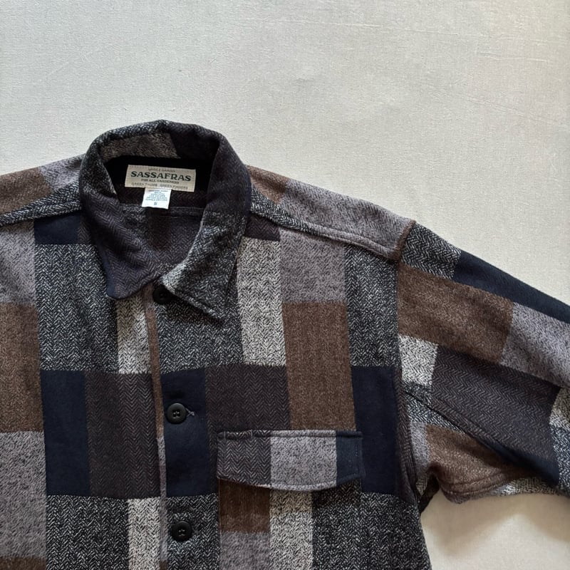 Digs Crew Half (Cotton Tweed Patch Check) SF-25