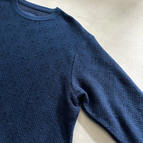 KOGIN KNIT CREWNECK (NAVY) PC-051-3050 / Porter Classic ポータークラシック