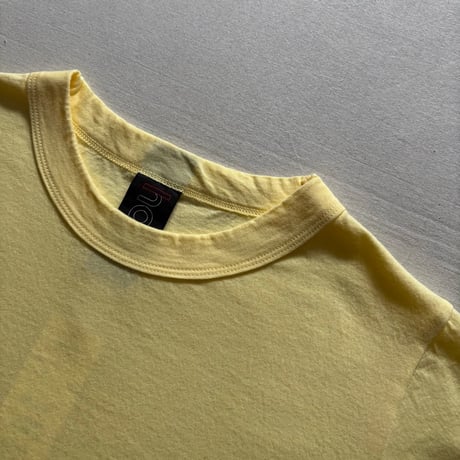 30/1天竺 半袖Tシャツ (イエロー) 251-6271・251-6272 / homspun ホームスパン