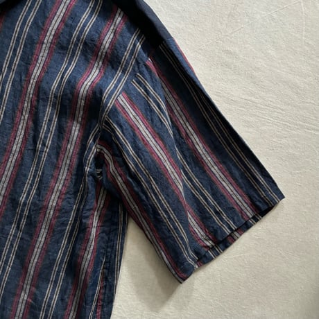 Vintage Stripe 切替え2Way シャツ 13107054 / Vlas Blomme ヴラスブラム