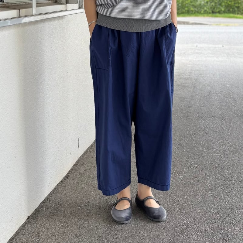 バルキーシーチング薄手 ギャザーパンツ 251-3372A / homspun