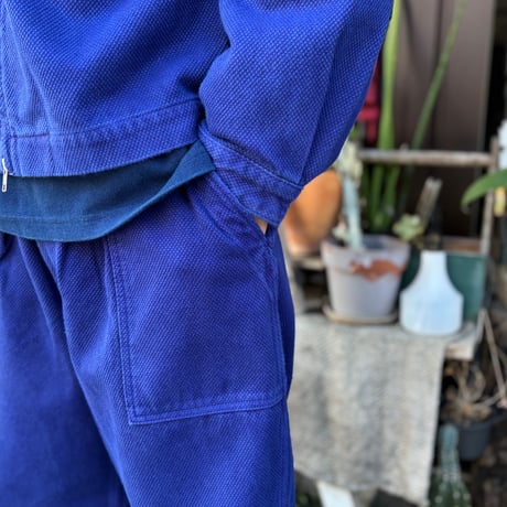 J7126 ブルーインディゴサシコテゾメベイカーズパンツ 1016598 / BLUE BLUE JAPAN ブルーブルージャパン