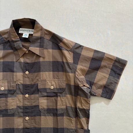 Gardener Shirt 1/2 (Cotton Weave) SF-262355 / SASSAFRAS ササフラス