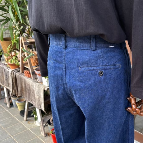 TWO TUCK DENIM WIDE TROUSER (ONE WASH) 03-5021 / orSlow オアスロウ