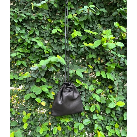GOAT LEATHER KINCHAKU SHOULDER BAG MC1027  / MASTER&Co.