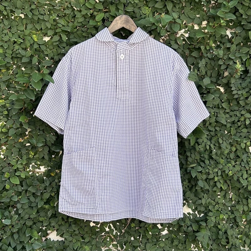 定番プルオーバー 半袖ギンガムシャツ LS-407 / LOLO | e-shop/E-SHOP