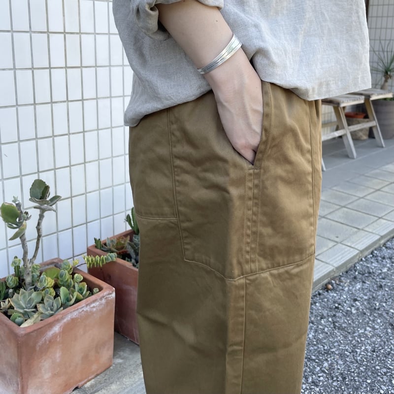 高密度ウェポン ひも付きギャザーパンツ 232-3357 / homspun | e-shop...