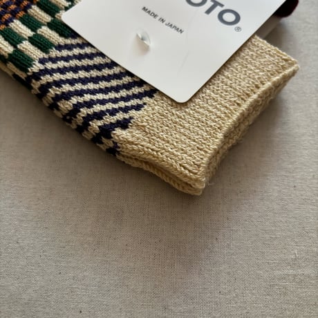 CHECK ＆ STEP SOCKS R1549 / ROTOTO ロトト