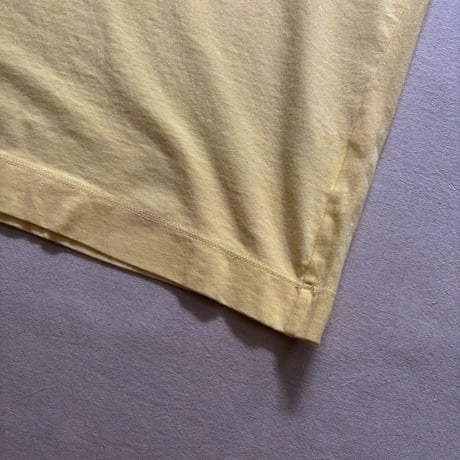 30/1天竺 半袖Tシャツ (イエロー) 251-6271・251-6272 / homspun ホームスパン