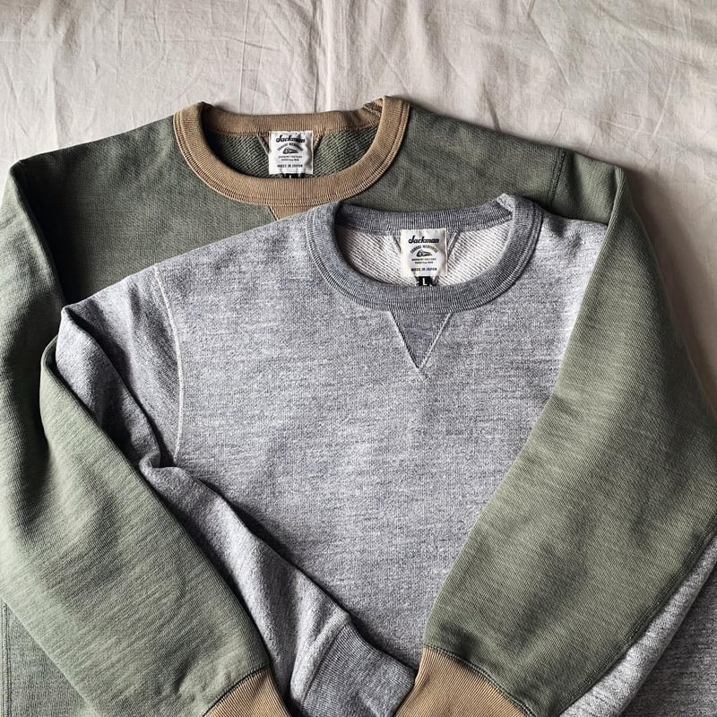 GG Sweat Crewneck JM7292 / Jackman ジャックマン | e-s