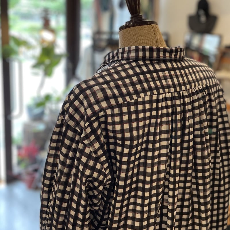 ROLL UP 水彩 GINGHAM SHIRT PC-016-2215 / Porter C ROLL UP 水彩 GINGHAM SHIRT PC-016-2215 / Porter C