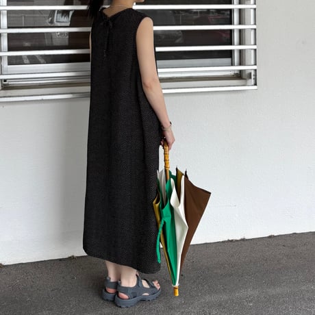 NO SLEEVE ONE PIECE DRESS 00-9543 / orSlow オアスロウ
