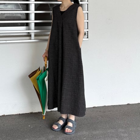 NO SLEEVE ONE PIECE DRESS 00-9543 / orSlow オアスロウ