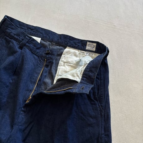 TWO TUCK DENIM WIDE TROUSER (ONE WASH) 03-5021 / orSlow オアスロウ