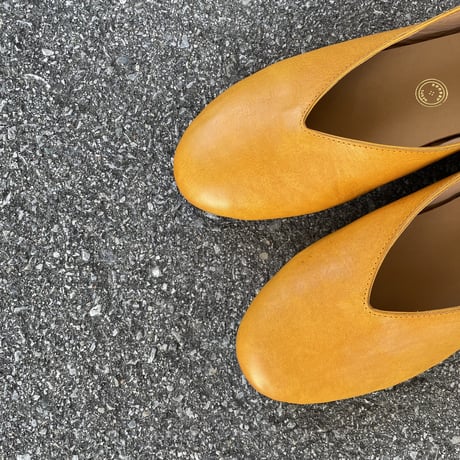 Vカットフラットパンプス CT-01(MS) / chausser  Turnshoe