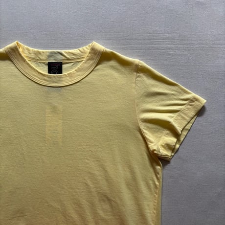 30/1天竺 半袖Tシャツ (イエロー) 251-6271・251-6272 / homspun ホームスパン