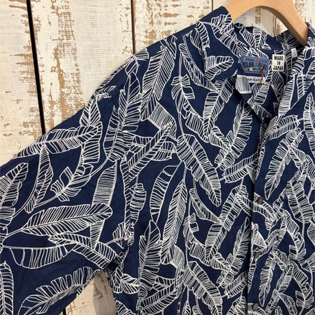 インディゴリネン バショウバッセン ショートスリーブシャツ 1010856 / BLUE BLUE JAPAN ブルーブルージャパン