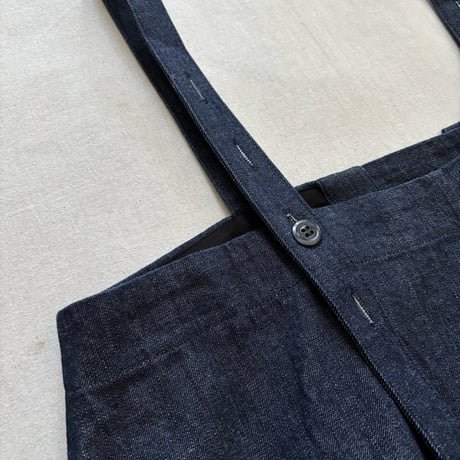 8.5OZライトデニム ロングサロペットスカート 662621 / HAVERSACK ハバーサック