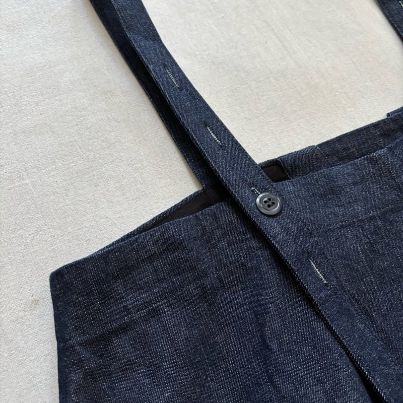 8.5OZライトデニム ロングサロペットスカート 662621 / HAVERSACK