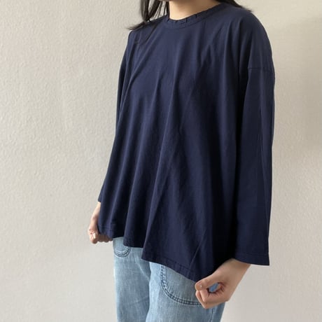 1/30 リサイクルムラ糸天竺 フレアプルオーバー  P90475 / prit