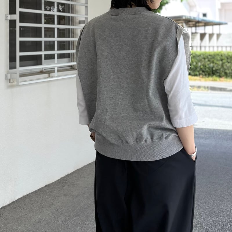 コンパクト裏毛ベスト 252-6556 / homspun ホームスパン | e-shop/E