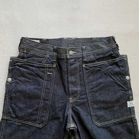 Fall Leaf Pants (Indigo) / SASSAFRAS