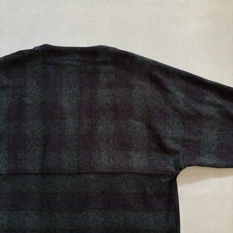 Digs Crew Cardie Jacket (Cotton Tweedy Check) SF-252266 / SASSAFRAS ササフラス