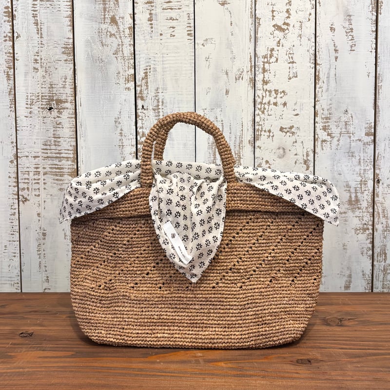 【美品】maison de soil メゾンドソイル　RAFFIA BAG maison de soil メゾンドソイル RAFFIA BAG – delaube.jp