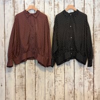 ドットギャザーブラウス VC-2823 / Veritecoeur ヴェリテクール