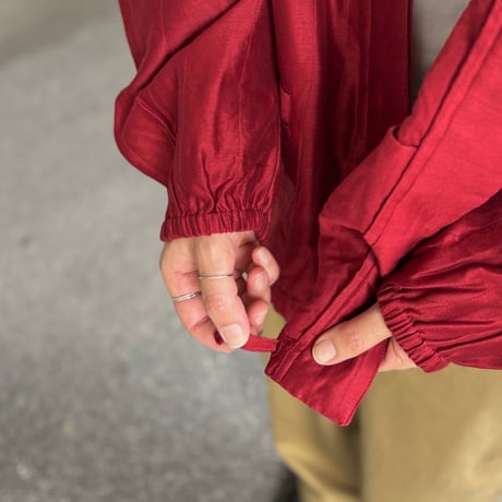 QUILTED COTTON SILK RAGLAN STRING JACKET NMDS25542 / maison de soil メゾンドソイル
