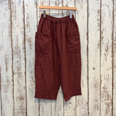 リネンバイオ 八分丈パンツ 261-3406 / homspun ホームスパン