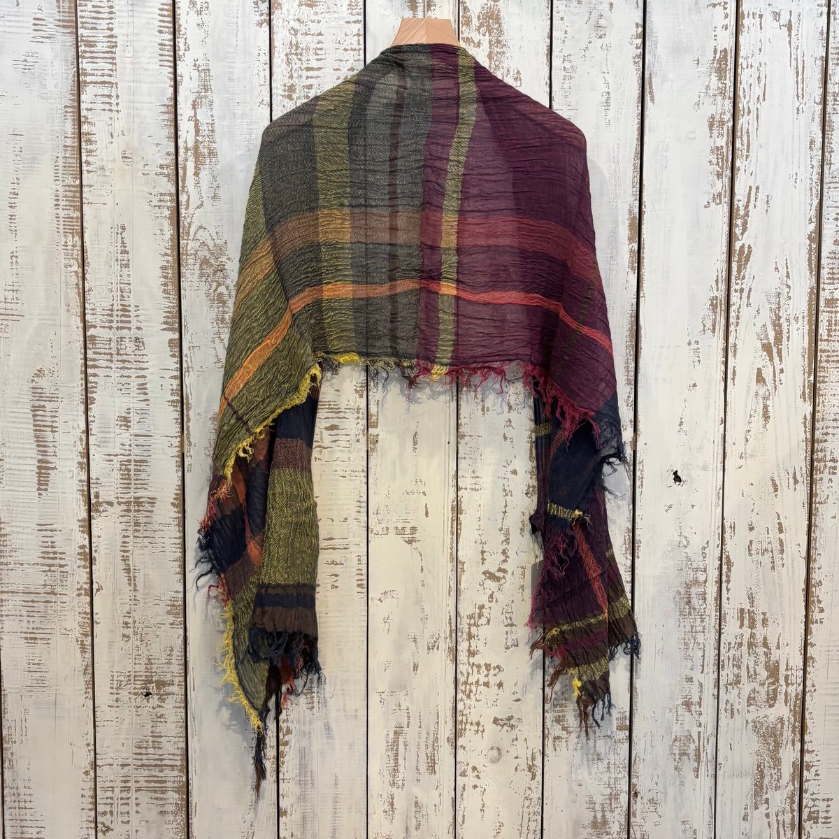 roots shawl MIDDLE CM YE-PL-1469 / tamaki niime