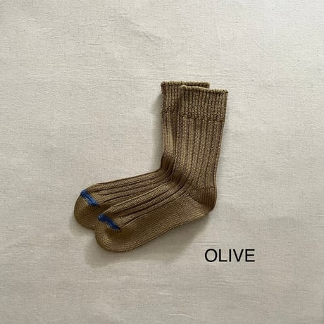CHUNKY RIBBED CREW SOCKS size S(23~25cm) R1523 / ROTOTO