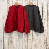 QUILTED COTTON SILK RAGLAN STRING JACKET NMDS25542 / maison de soil メゾンドソイル