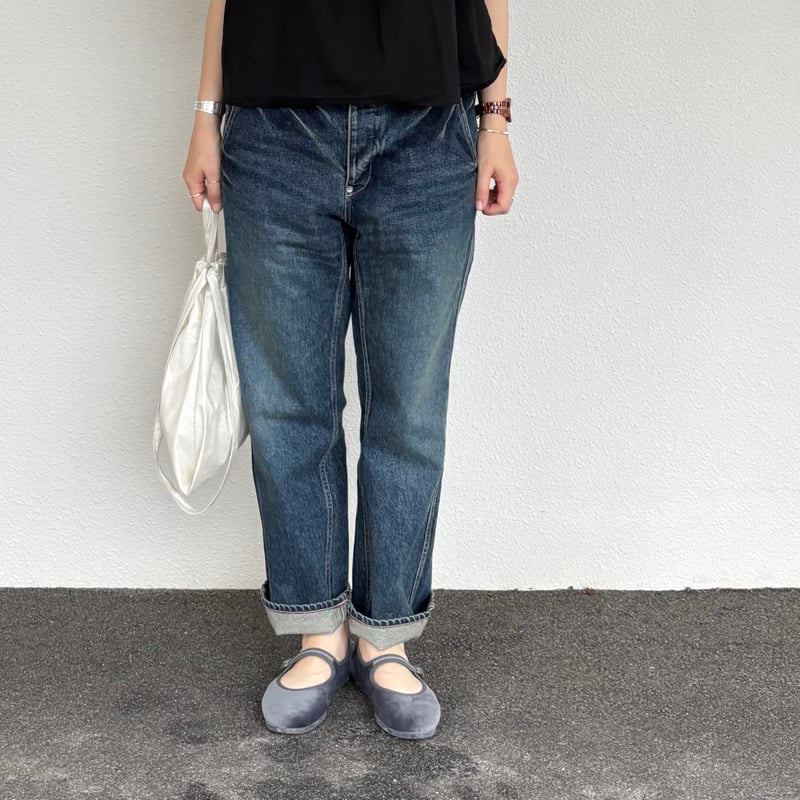 玉縁PKTストレートデニム ST-021 / Veritecoeur ヴェリテクール | e-