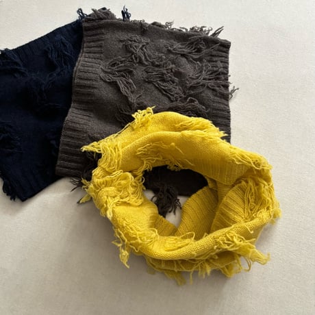 homspun ラムフリンジストール ネイビー 2025aw今季完売品 homspun ラムフリンジストール ネイビー 2025aw今季完売品 homspun