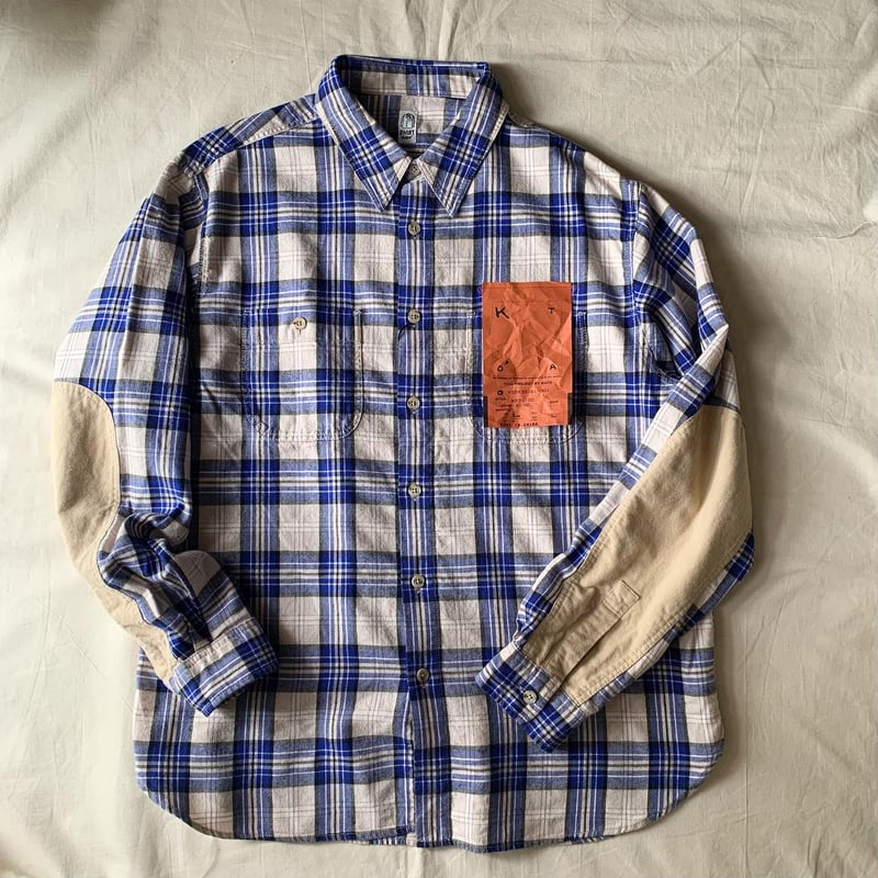 エルボーパッチワークシャツ KS2433161 / KATO' カトー | e-shop/E エルボーパッチワークシャツ KS2433161 / KATO' カトー | e-shop/E
