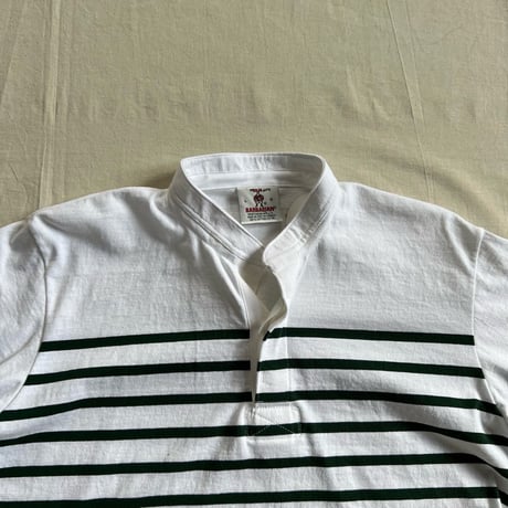 Light Weight Henley Collar S/S Shirts / BARBARIAN