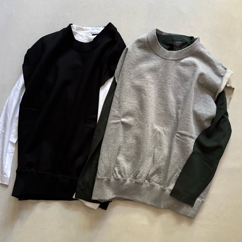 コンパクト裏毛ベスト 252-6556 / homspun ホームスパン | e-shop/E