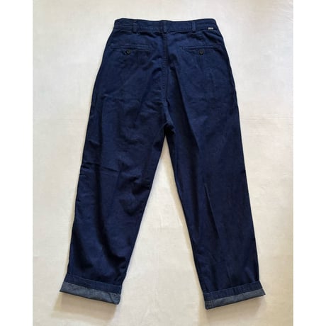 TWO TUCK DENIM WIDE TROUSER (ONE WASH) 03-5021 / orSlow オアスロウ
