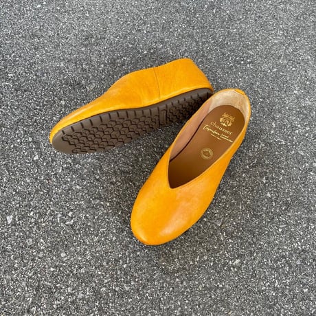 Vカットフラットパンプス CT-01(MS) / chausser  Turnshoe