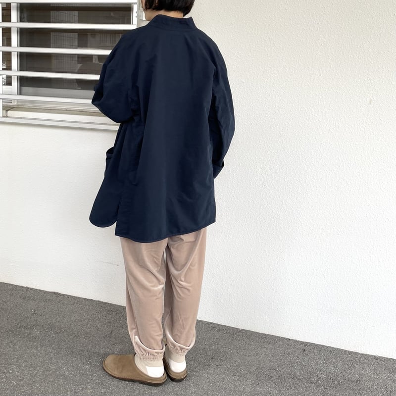 WEATHER CHINESE COAT (NAVY) PC-026-2442 / Porte
