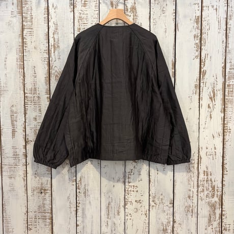 QUILTED COTTON SILK RAGLAN STRING JACKET NMDS25542 / maison de soil メゾンドソイル