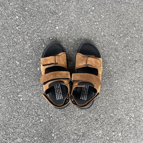 ITALIAN MILITARY SANDAL (DARK CAMEL SUEDE) 1836SS / REPRODUCTION OF FOUD